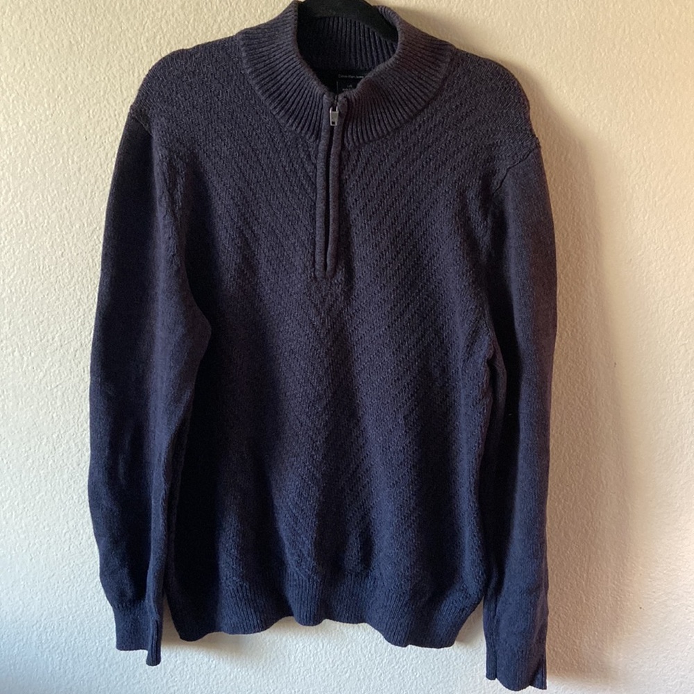 Vintage 90s Calvin Klein Jeans Soft 100% Cotton V neck Sweater